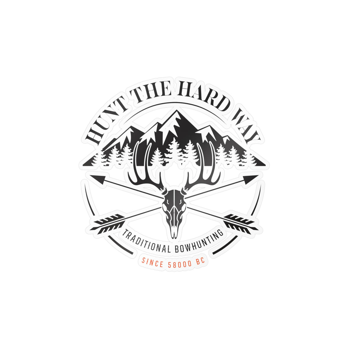 "Hunt The Hard Way" Vinyl Decal
