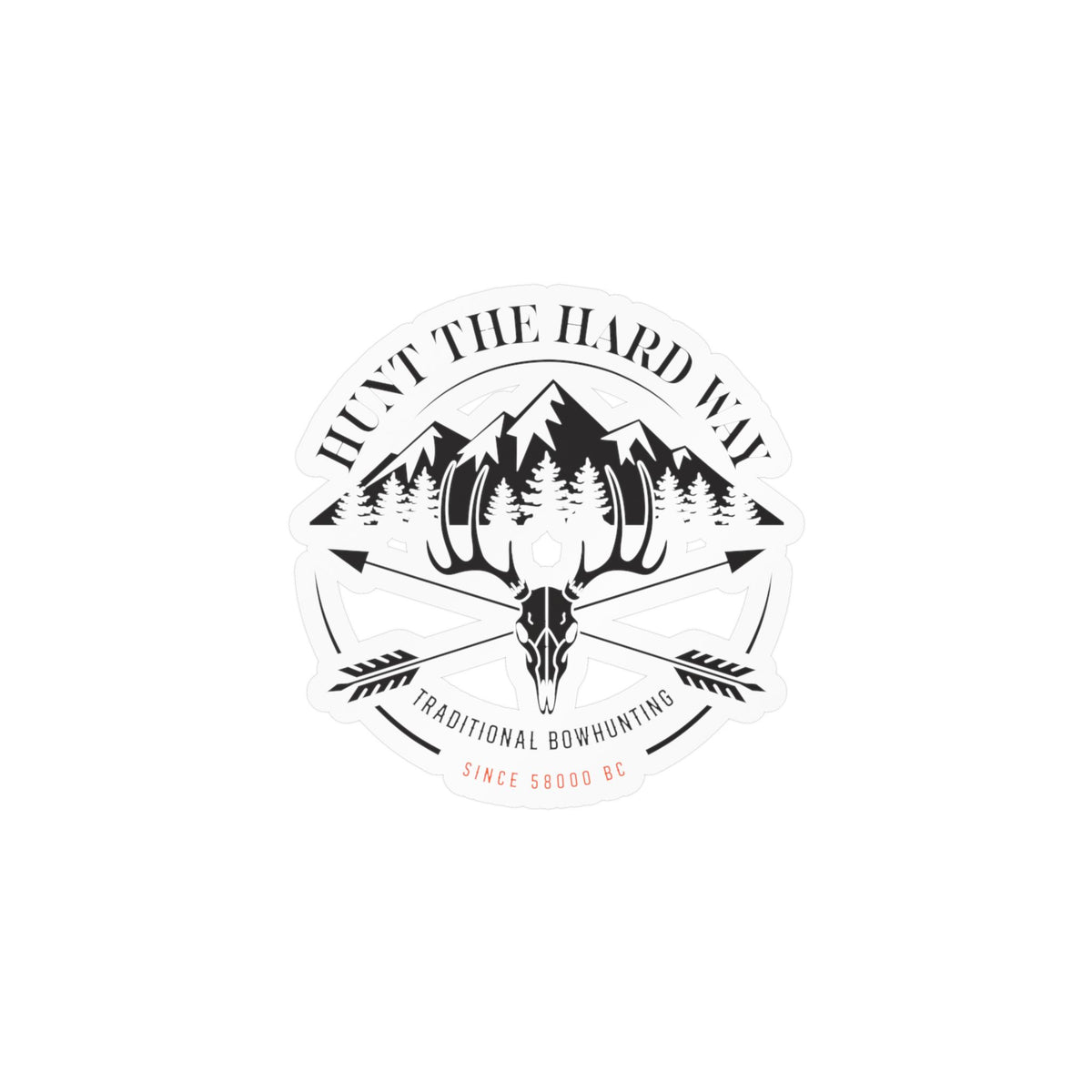 "Hunt The Hard Way" Vinyl Decal