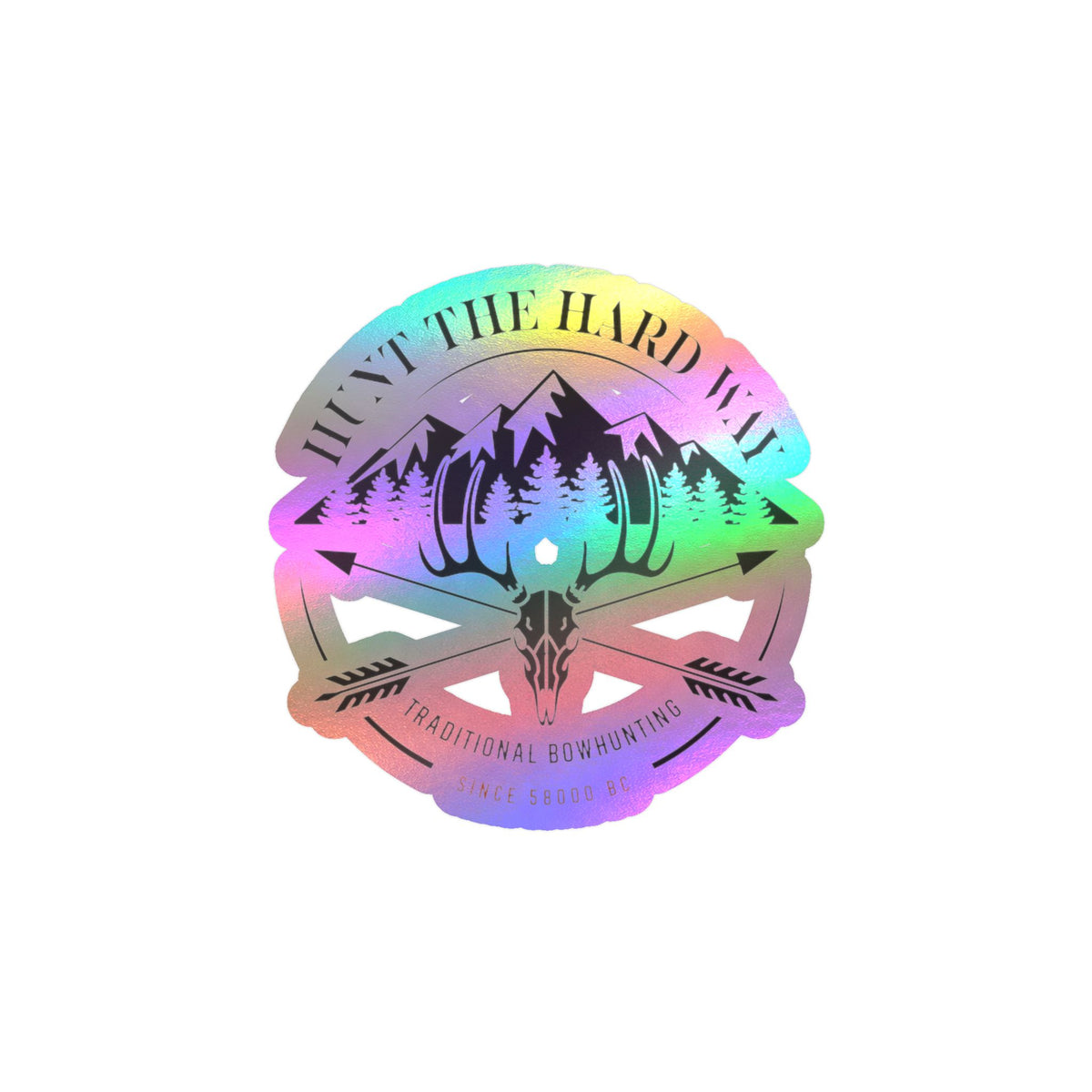 "Hunt The Hard Way" Vinyl Decal