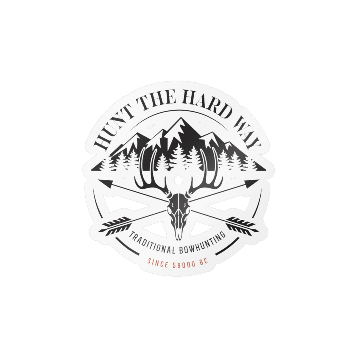 "Hunt The Hard Way" Vinyl Decal