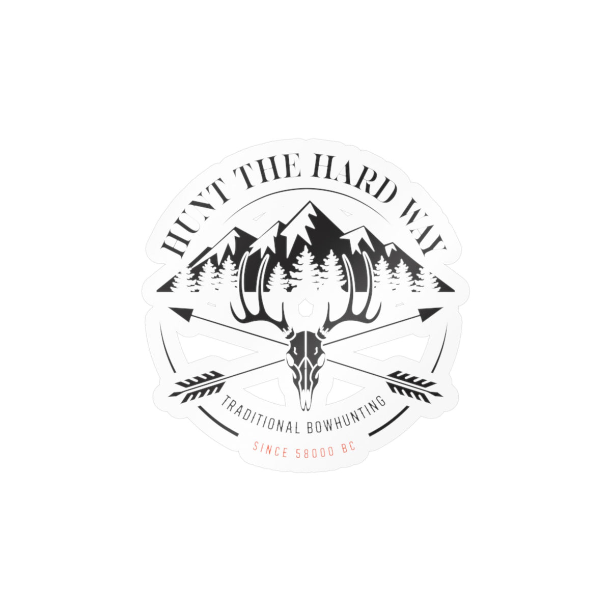 "Hunt The Hard Way" Vinyl Decal