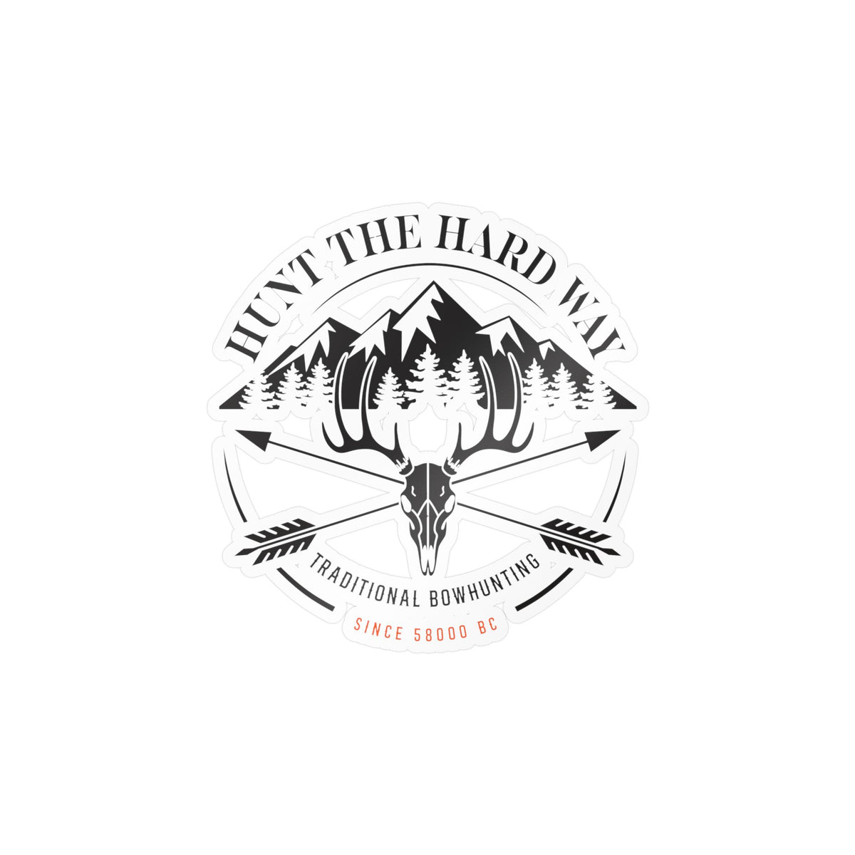 "Hunt The Hard Way" Vinyl Decal