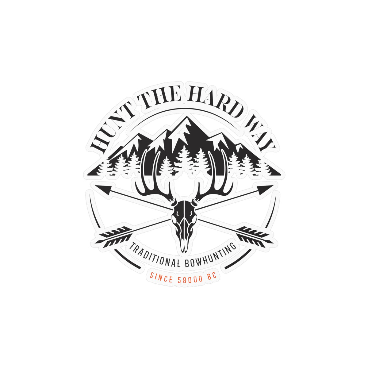 "Hunt The Hard Way" Vinyl Decal