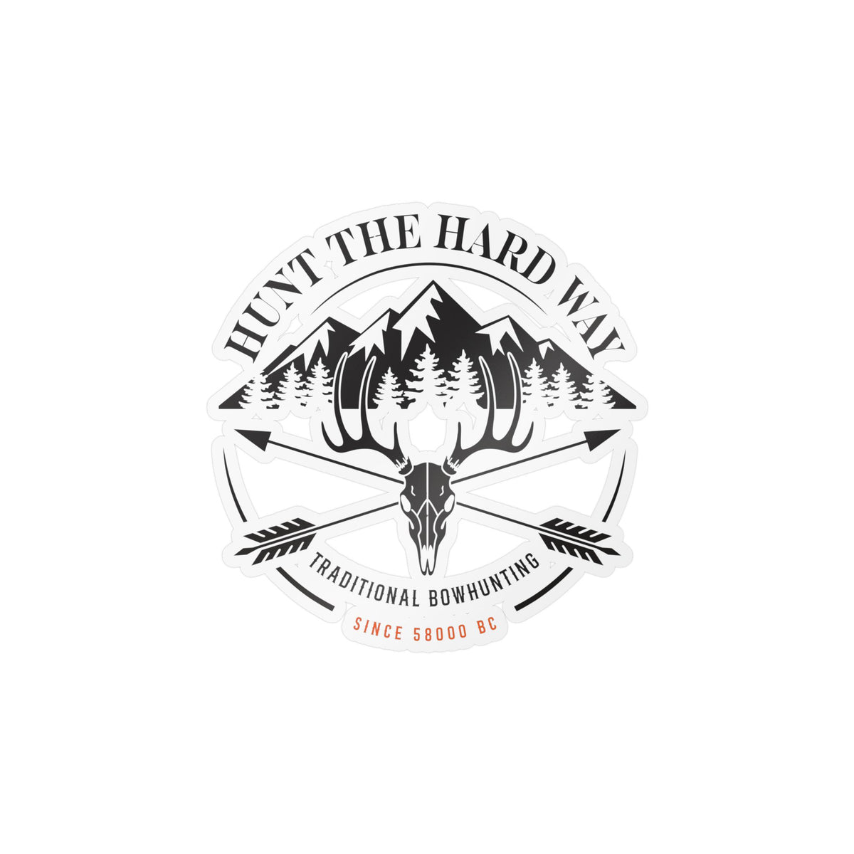 "Hunt The Hard Way" Vinyl Decal