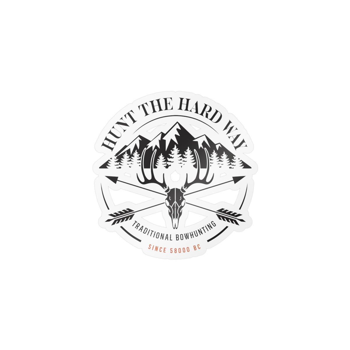 "Hunt The Hard Way" Vinyl Decal