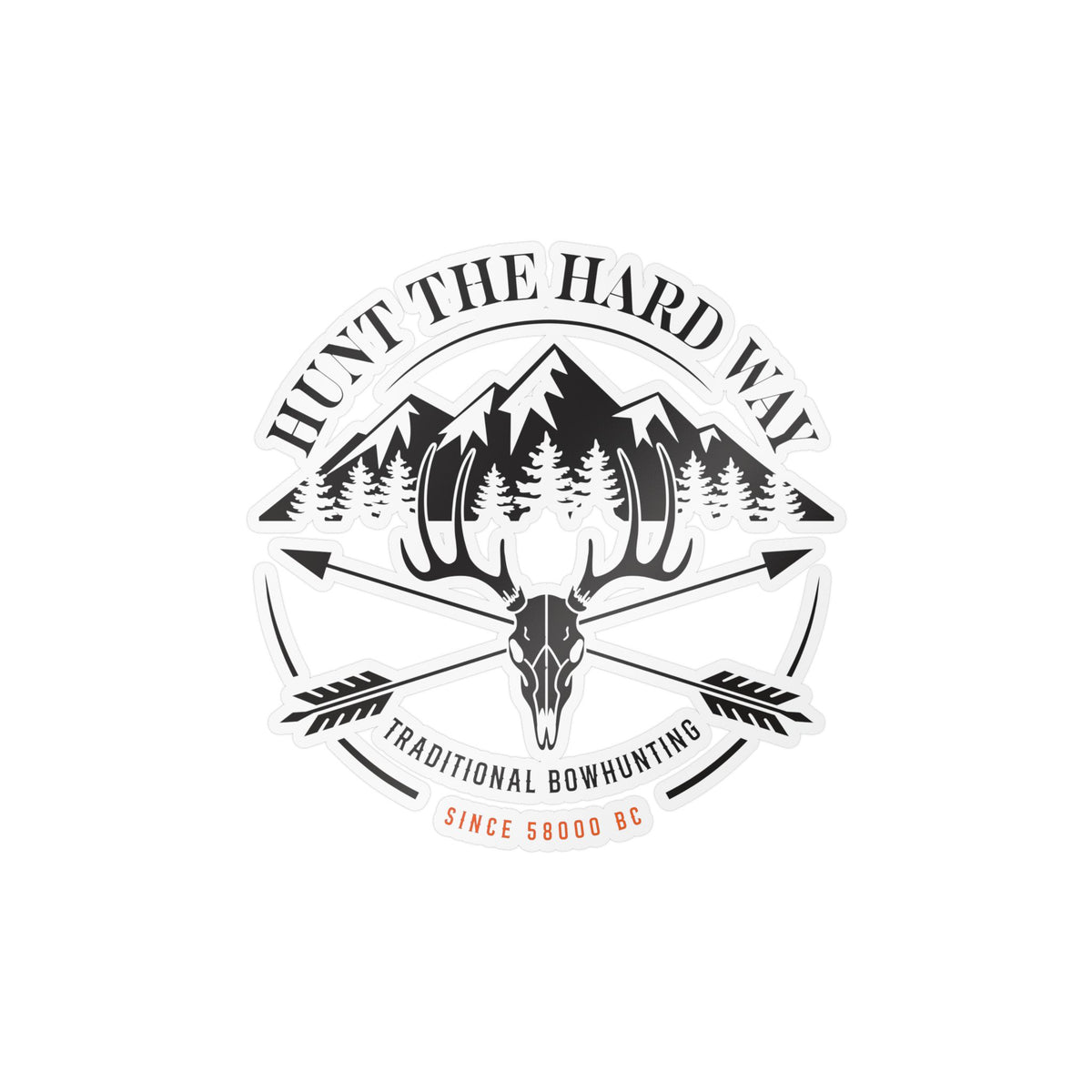 "Hunt The Hard Way" Vinyl Decal
