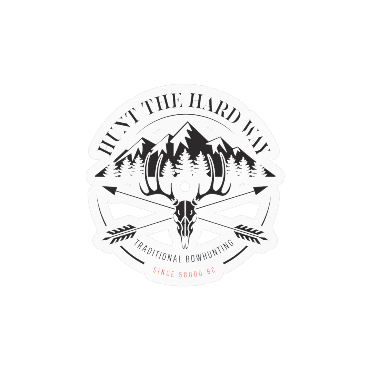"Hunt The Hard Way" Vinyl Decal