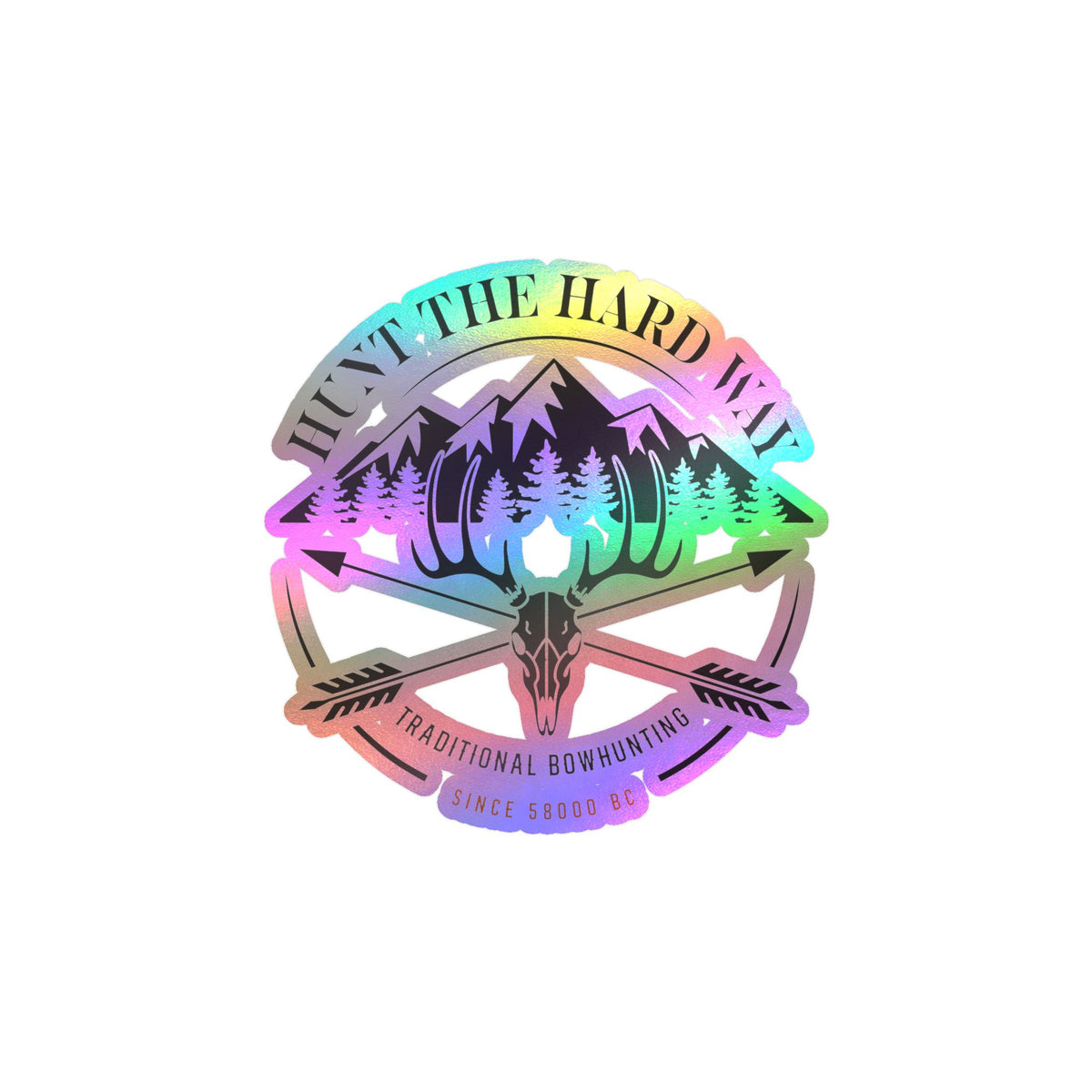 "Hunt The Hard Way" Vinyl Decal