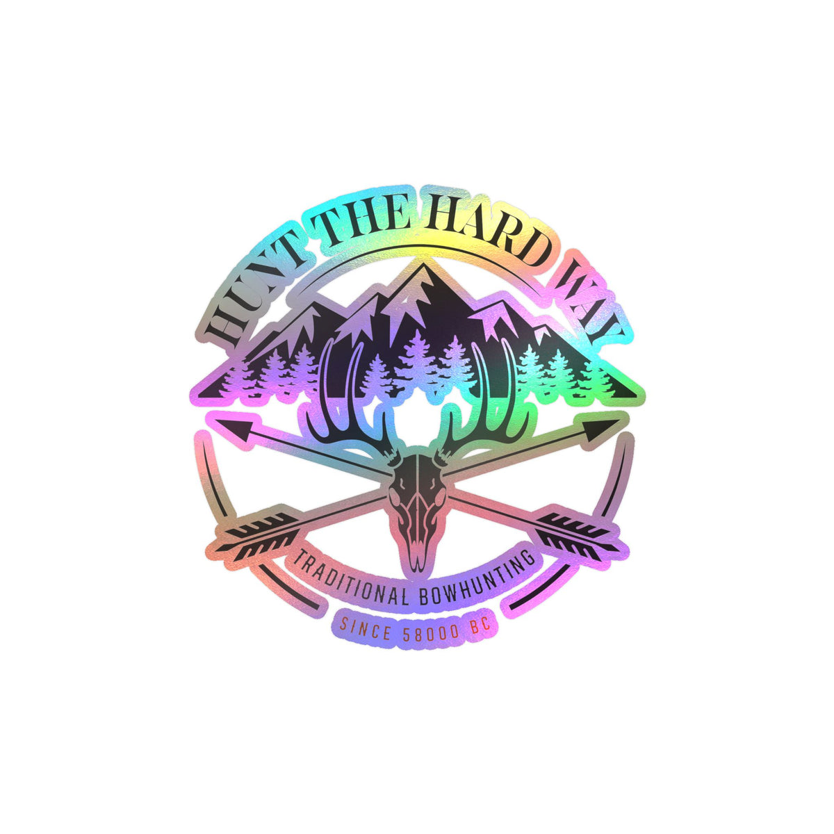 "Hunt The Hard Way" Vinyl Decal