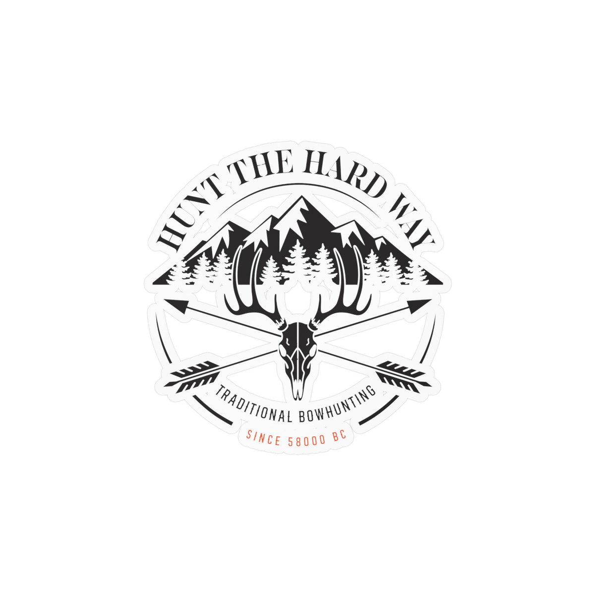 "Hunt The Hard Way" Vinyl Decal