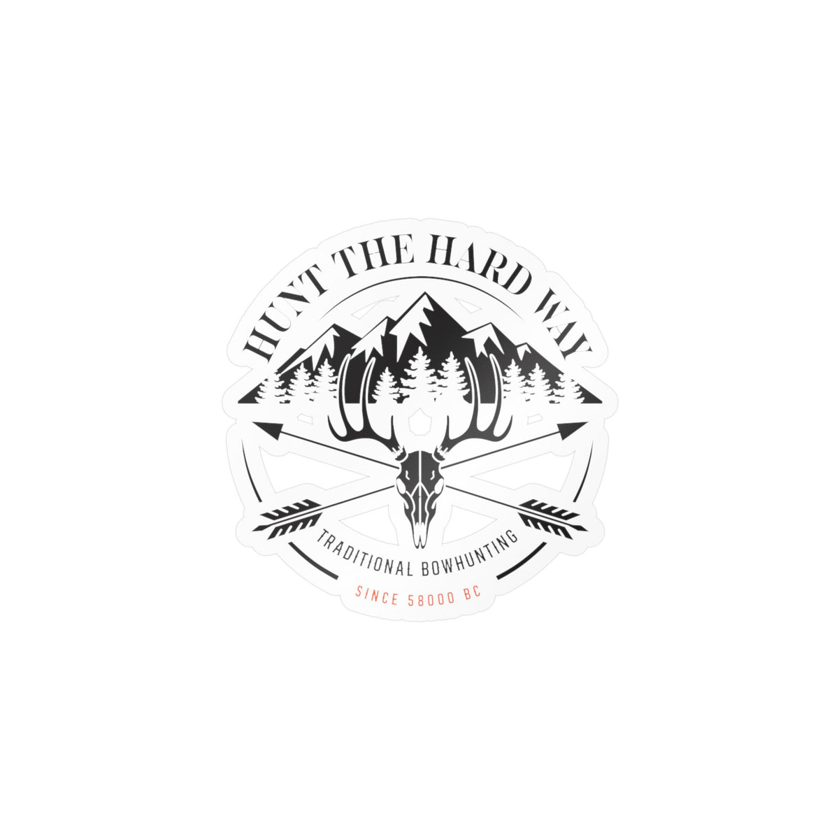 "Hunt The Hard Way" Vinyl Decal